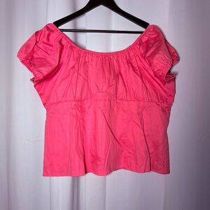 PINK Women's Peasant Top by Pinup Girl Clothing - Contemporary Faire Garb